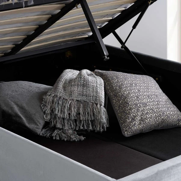 Loxley Velvet Ottoman Bed Frame - Image 9