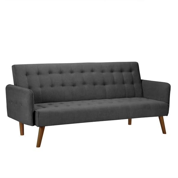 Hudson Charcoal Double Sofa Bed - Image 9