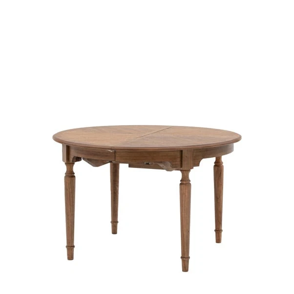 Matola 4-6 Seater Round Extendable Dining Table - Image 5