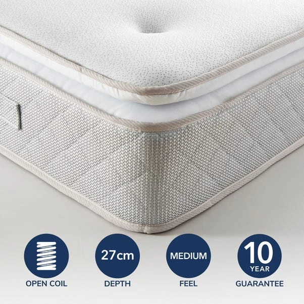 Fogarty Memory Foam Pillow Top Open Coil Mattress - Image 13