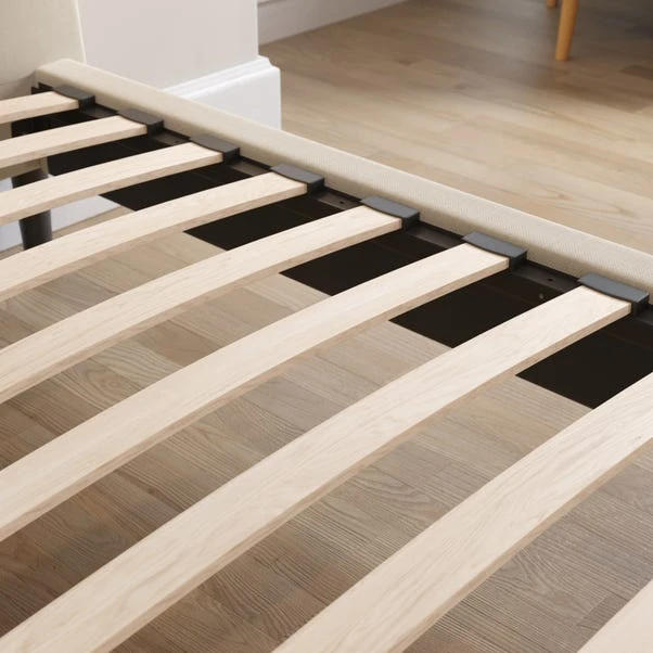 Modern Curved Upholstered Bed Frame - Image 5