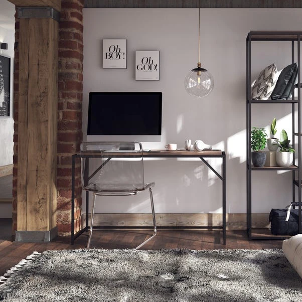 Quincy Writing Desk, Weathered Oak - Image 3