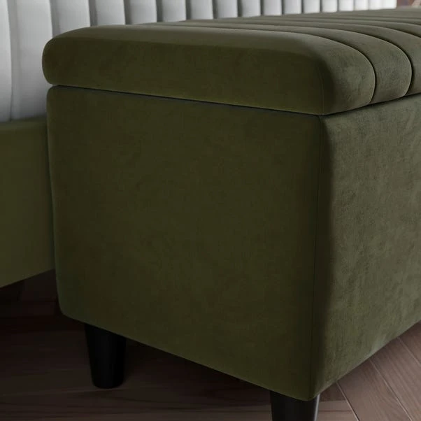 Alara Velvet End Of Bed Storage Ottoman - Image 18