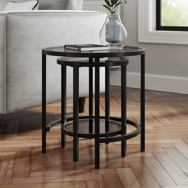 Sofia Glass Nest Of Tables - Image 20