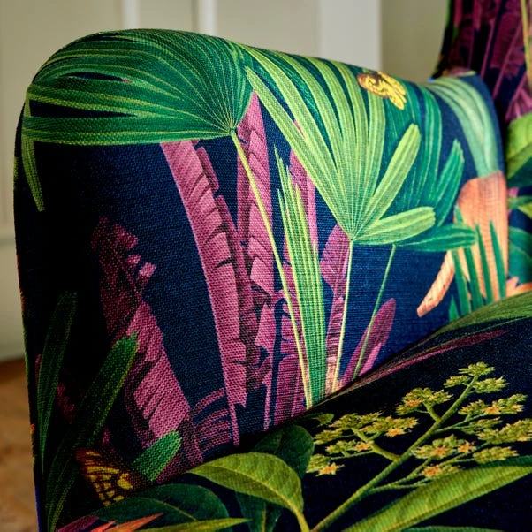 Marlow Wing Chair, Tropical Treasures Print - Image 14