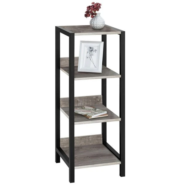 Colton Shelving Unit, Concrete Effect - Image 4