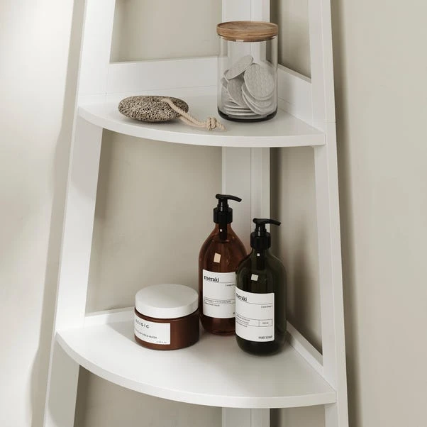 Nautical Corner Ladder Shelving Unit - Image 3
