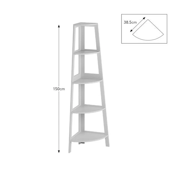 Nautical Corner Ladder Shelving Unit - Image 7