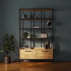 Bryant Tall And Wide Shelving Unit