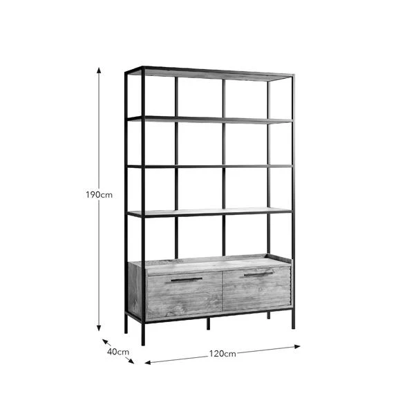 Bryant Tall And Wide Shelving Unit - Image 7