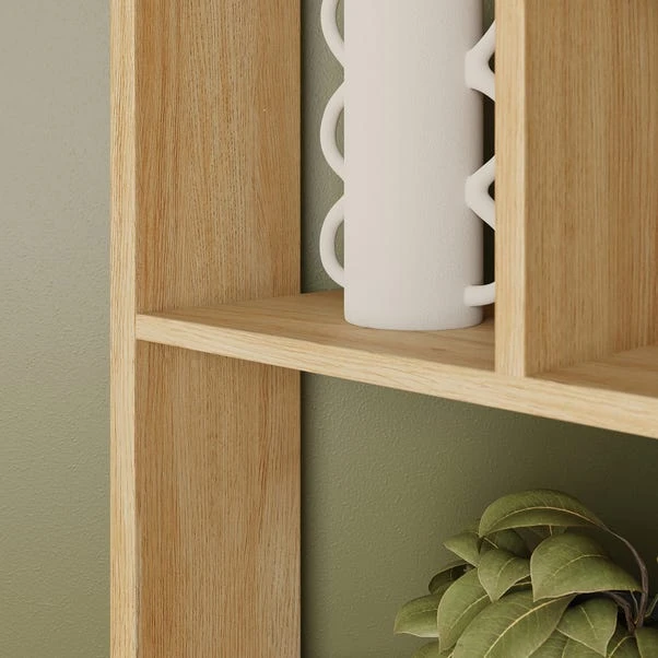 Hardy Corner Bookcase, Oak Effect - Image 3