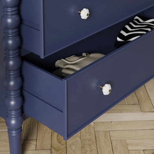 Pippin 3 Drawer Chest, Navy - Image 3