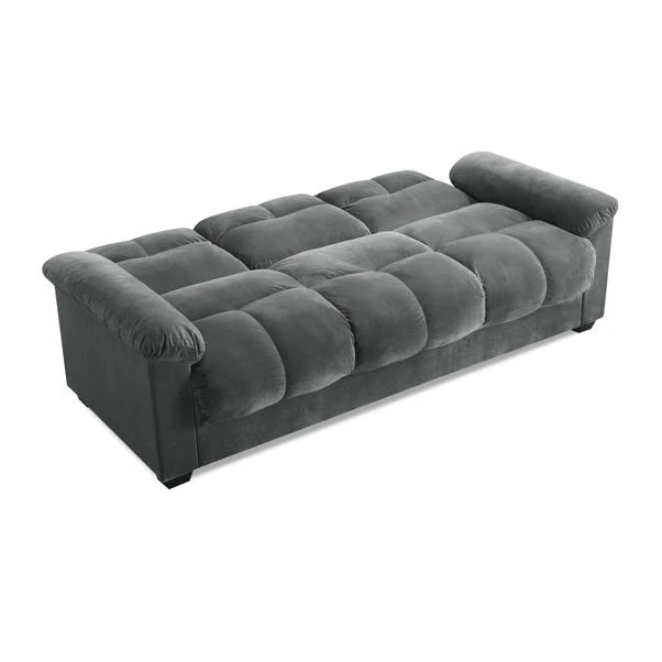 Margo Velvet With Storage Double Sofa Bed - Image 11