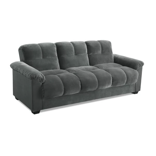 Margo Velvet With Storage Double Sofa Bed - Image 12