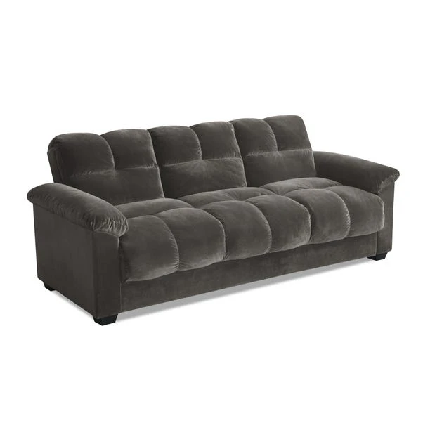 Margo Velvet With Storage Double Sofa Bed - Image 6