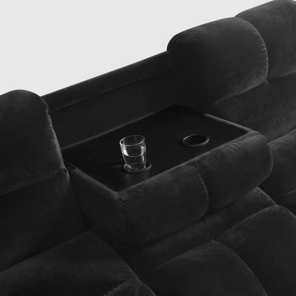 Margo Velvet With Storage Double Sofa Bed - Image 15