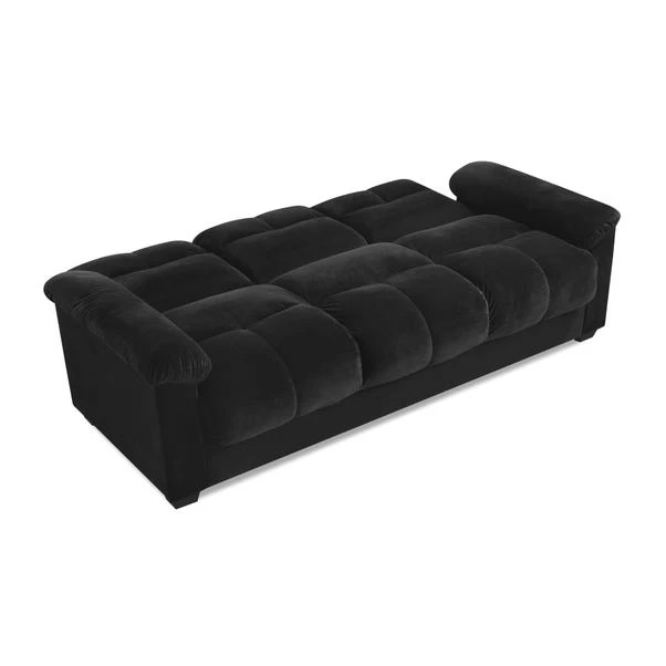 Margo Velvet With Storage Double Sofa Bed - Image 17