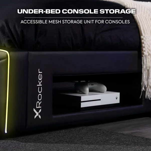 X Rocker Oracle Gaming TV Bed Frame With Neo Fibre LED - Image 5