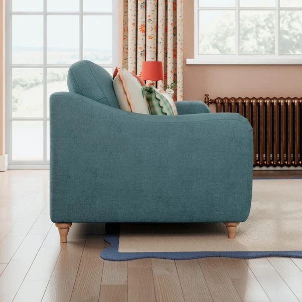 Hattie Tonal Plush Chenille 2 Seater Sofa - Image 3