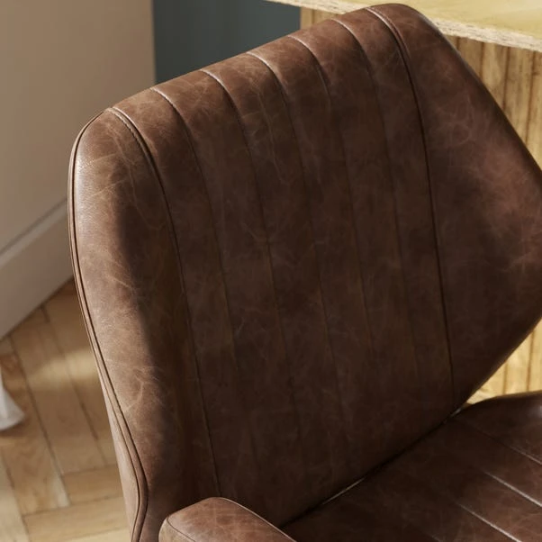 Clement Faux Leather Office Chair - Image 11