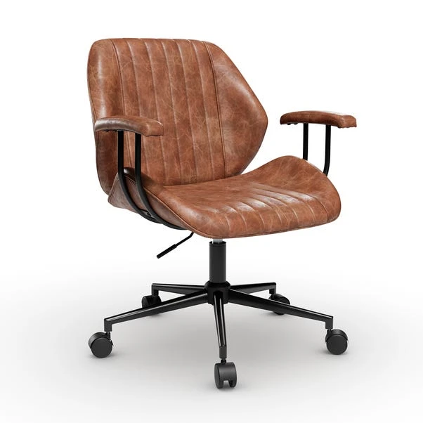Clement Faux Leather Office Chair - Image 14