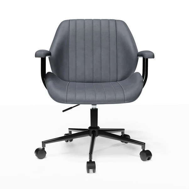 Clement Faux Leather Office Chair - Image 7