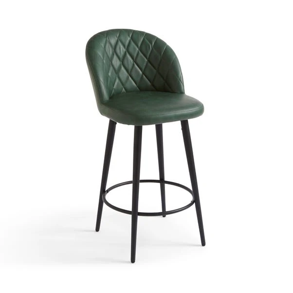 Astrid Bar Stool, Faux Leather - Image 13