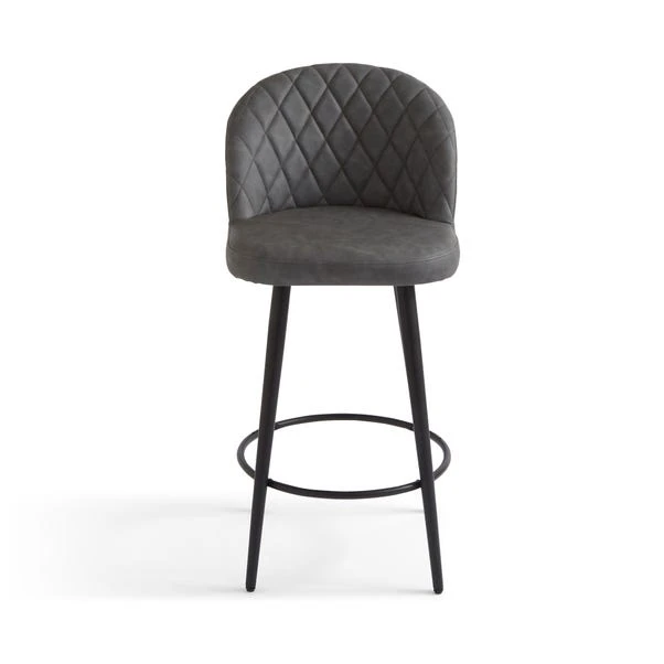 Astrid Bar Stool, Faux Leather - Image 5