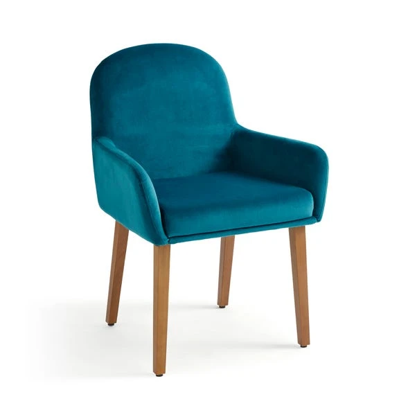 Agnes Carver Dining Chair, Velvet - Image 6