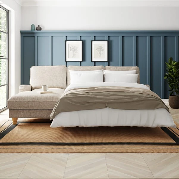 Beatrice Textured Weave Corner Storage Sofa Bed - Image 11