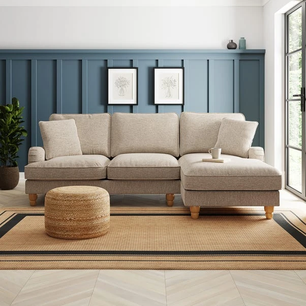 Beatrice Textured Weave Corner Storage Sofa Bed - Image 2