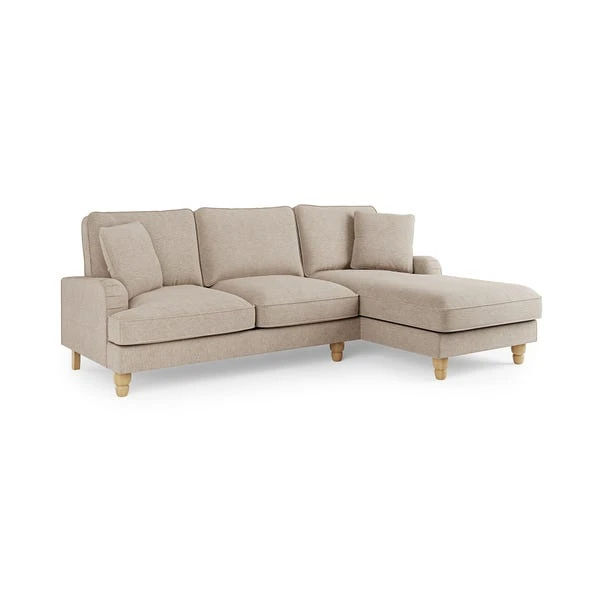 Beatrice Textured Weave Corner Storage Sofa Bed - Image 7