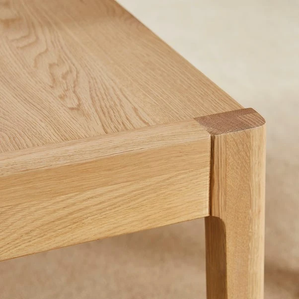 Elements 2 Seater Holmes Dining Bench, Modern Oak - Image 5