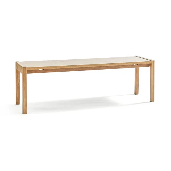 Elements 2 Seater Holmes Dining Bench, Modern Oak - Image 6