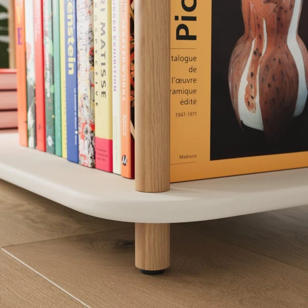 Elements Miller Low Bookcase, Stone - Image 5