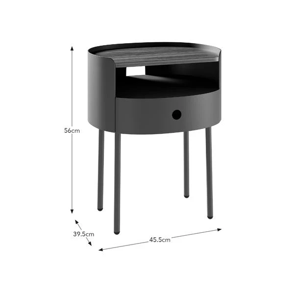Elements Griffin Compact Bedside Table - Image 7