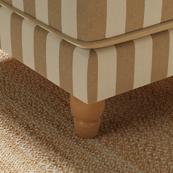 Beatrice Woven Stripe Footstool - Image 15