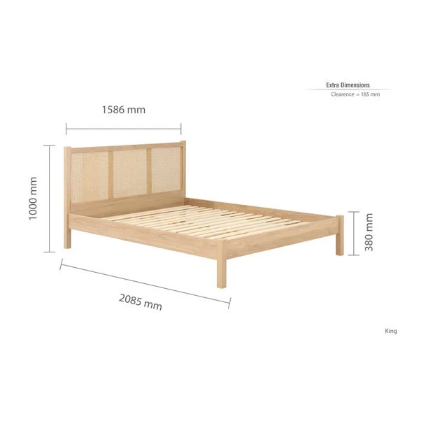 Croxley Rattan Bed - Image 17
