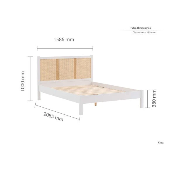 Croxley Rattan Bed - Image 7