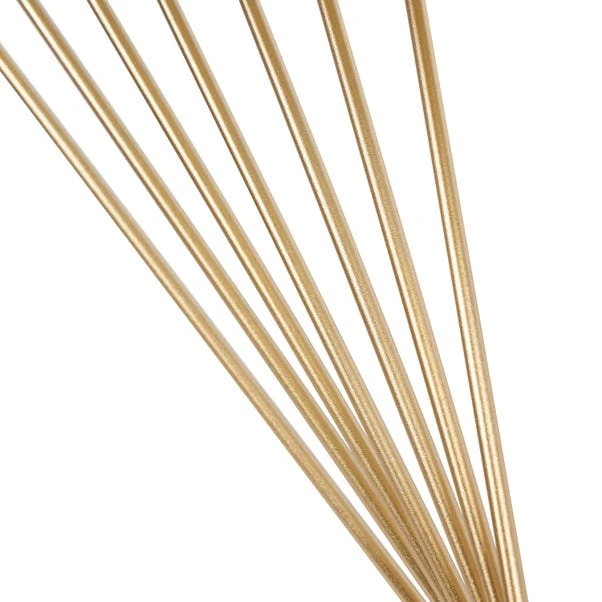 Liberty Glass And Gold Half Moon Console Table - Image 6