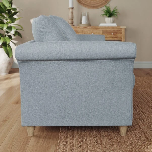 Dixie 3 Seater Sofa, Soft Texture Fabric - Image 10