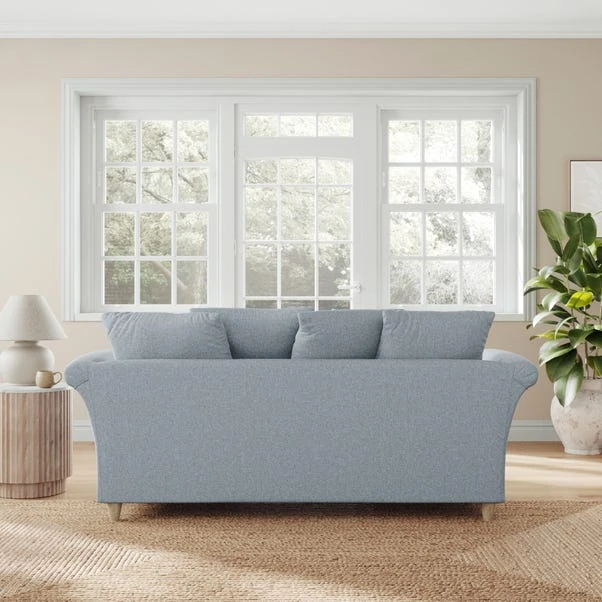 Dixie 3 Seater Sofa, Soft Texture Fabric - Image 11