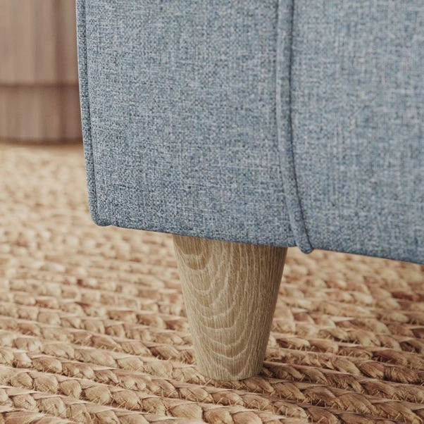 Dixie 3 Seater Sofa, Soft Texture Fabric - Image 12