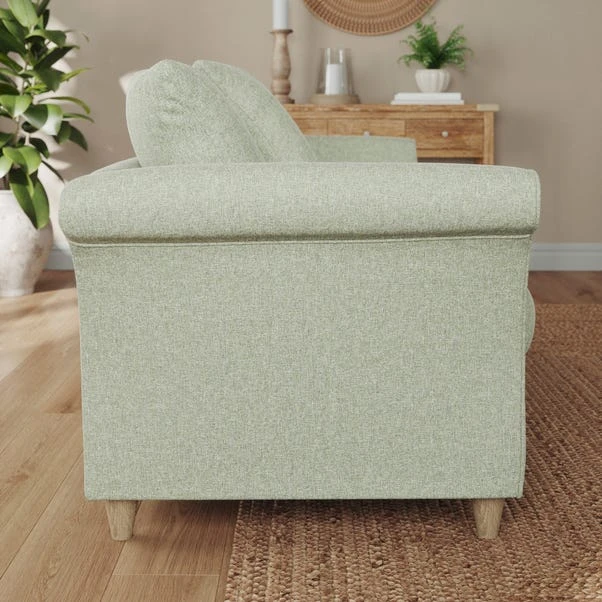Dixie 3 Seater Sofa, Soft Texture Fabric - Image 2
