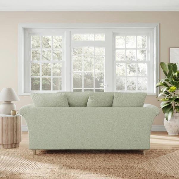 Dixie 3 Seater Sofa, Soft Texture Fabric - Image 3