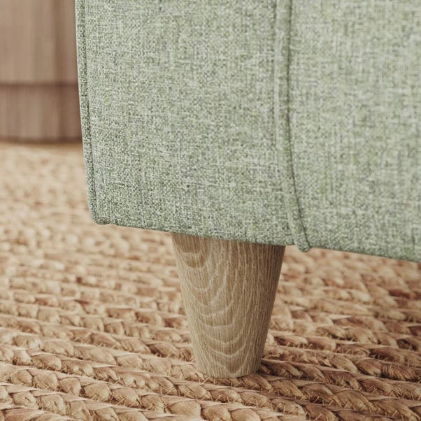 Dixie 3 Seater Sofa, Soft Texture Fabric - Image 4