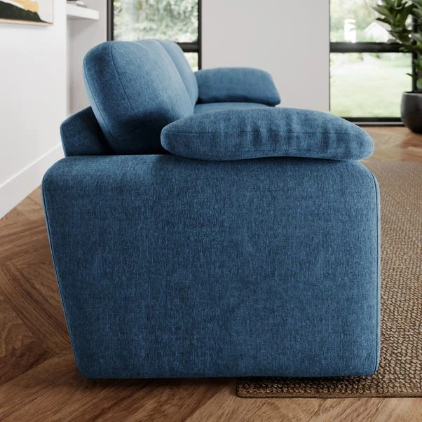 Magnus Vintage Soft Chenille 3 Seater Sofa - Image 11