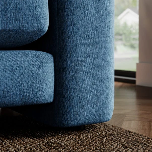 Magnus Vintage Soft Chenille 3 Seater Sofa - Image 13