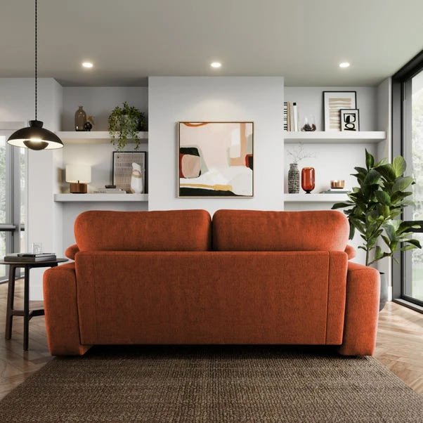 Magnus Vintage Soft Chenille 3 Seater Sofa - Image 3