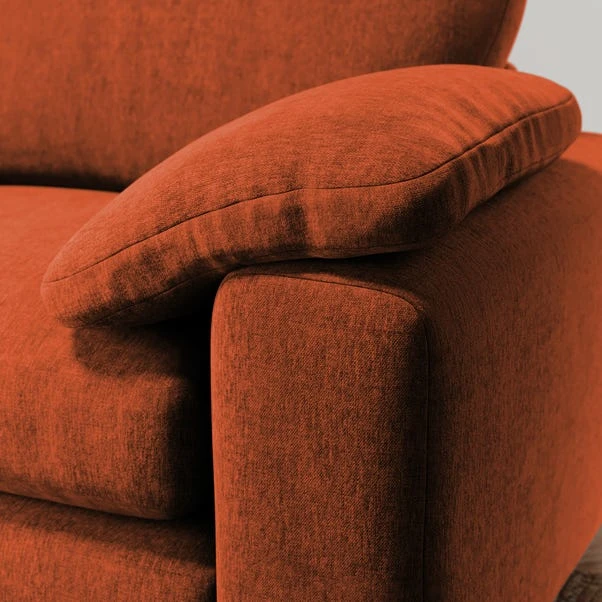 Magnus Vintage Soft Chenille 3 Seater Sofa - Image 5